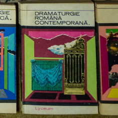 Dramaturgie romaneasca (3 vol) Colectia Lyceum, Editura Tineretului