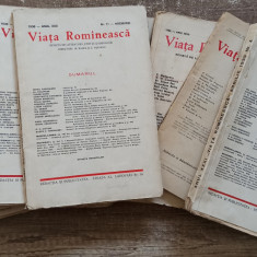 Lot 9 volume Revista Viata Romaneasca, anii '30