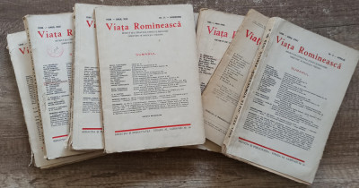 Lot 9 volume Revista Viata Romaneasca, anii &amp;#039;30 foto