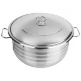 Oala inox cu capac manere 2.3L 18cm Grando Zilan ZLN7314