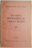 Ancheta monografica in comuna Belint (putin uzata)