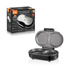 Aparat de facut burgeri si omlete RAF, 850 W, 2 compartimente, suprafata antiaderenta