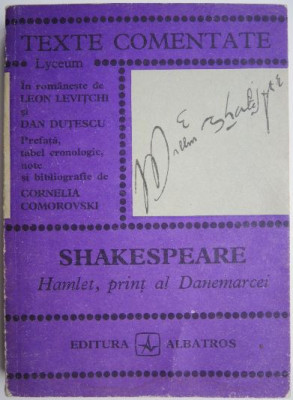 Hamlet, print al Danemarcei &amp;ndash; Shakespeare (putin uzata) foto
