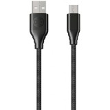 Cablu Date si Incarcare USB la MicroUSB Forever Core Classic, 3A, 1.5 m, Negru