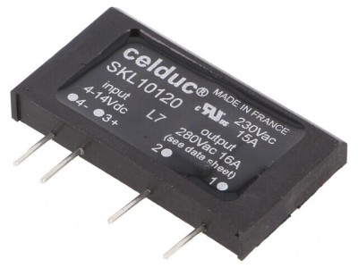 Releu Semiconductor SPST-NO 16A 12-280VAC foto