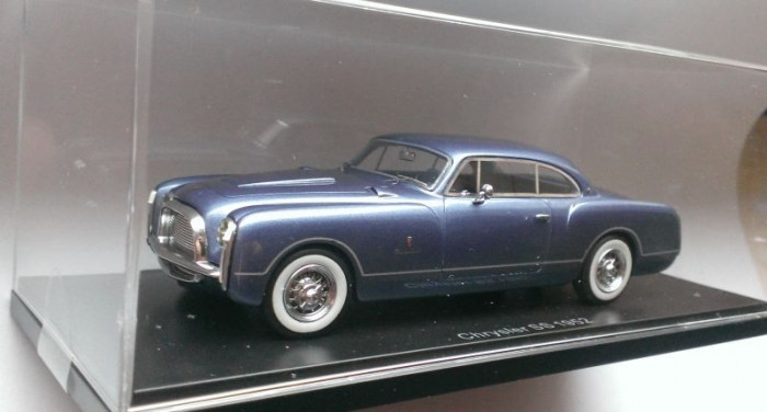 Macheta Chrysler SS Ghia 1952 - BOS Models 1/43