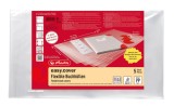 Set 5 coperti Herlitz 50014750 de plastic, 58.5 x 34 cm + 5 etichete si 24 protectii pentru colturi - RESIGILAT