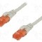 Cablu patch cord, Cat 6, lungime 2m, U/UTP, DIGITUS - DK-1612-020
