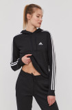 Cumpara ieftin Adidas Bluză GM5582 femei, culoarea negru, material neted