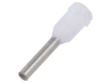 V&acirc;rf tub de capăt izolată cupru 0,75mm&sup2; 8mm cositorit albă