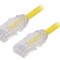 Patch cord galben 3m UTP Cat6a LSZH 28AWG