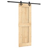 Cumpara ieftin Usa glisanta cu set de feronerie 70x210 cm, lemn masiv de pin