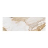 Faianta baie / bucatarie Midas Natural, 25 x 75 cm, lucioasa, bej, aspect marmura