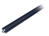 Profil aluminiu 20mm negru 1m