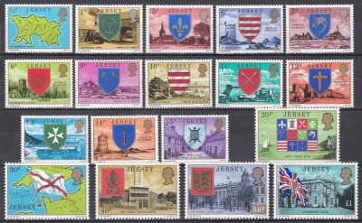 Jersey 1976 - Steme, 2 Serii, Set Complet, MNH foto