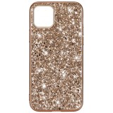 Husa TPU OEM Glitter Powder pentru Apple iPhone 11 Pro Max, Aurie