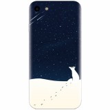 Husa silicon pentru Apple Iphone 5 / 5S / SE, Winter Night