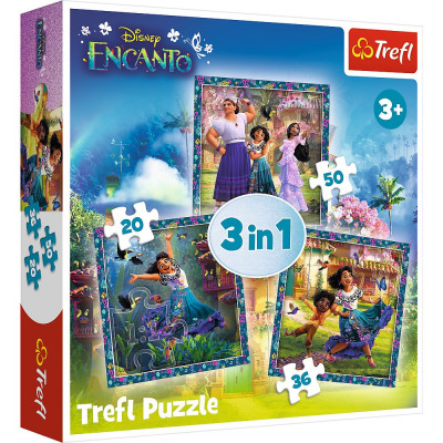 PUZZLE TREFL 3IN1 BANG DISNEY ENCANTO EROII DIN ENCANTO SuperHeroes ToysZone foto