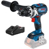 Bosch GSR 18V-110 C + GAL 18V-40 - Masina de gaurit si insurubat fara acumulatori Li-Ion 18 V - Ah 110 Nm + Incarcator acumulatori