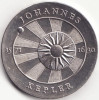 Moneda RDG - 5 Mark 1971 - Johannes Kepler, Europa
