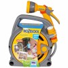 Kit Furtun Gradina Hozelock 10m cu Pistol si Derulator, Gri/Portocaliu - Ideal Terase, Balcoane