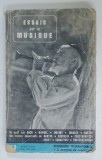 ESSAIS SUR LE MUSIQUE , EDITIONS RECHERCHES INTERNATIONALES , CAHIER No. 13 , 1959 , COPERTA FRANJURATA , PREZINTA URME DE UZURA