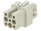 Conector TE Connectivity HDC mamă HD 8 PIN 1 fără contacte 10A