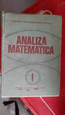 ANALIZA MATEMATICA VOL 1 foto