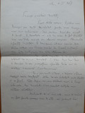 Cumpara ieftin Scrisoare Eugeniu Sperantia catre Emilian Constantinescu, 1947