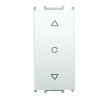 Intrerupator jaluzele cu retinere 1M Thea Optima Panasonic alb P-TO1.J