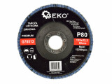 Disc abraziv, 125mm, P80 GEKO PREMIUM G78513