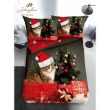 Cumpara ieftin Lenjerie de pat 1 Persoana - Model de Craciun - SPR404024