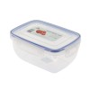 Caserola alimente, Frigo Fresh, plastic, dreptunghiulara, transparenta, 1.4 L