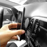 Suport Auto Magnetic Telefon cu Incarcare Wireless, Universal, Rotativ 360&deg;, Prindere Grila Ventilatie