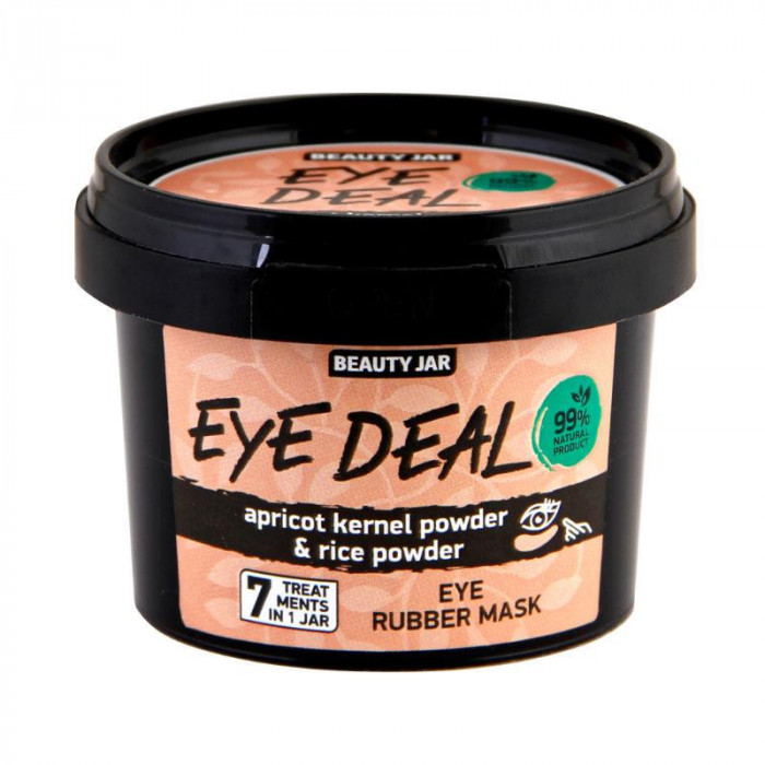 Masca Alginata pentru Ochi cu Pudra din Sambure de Caisa Eye Deal 15 grame Beauty Jar