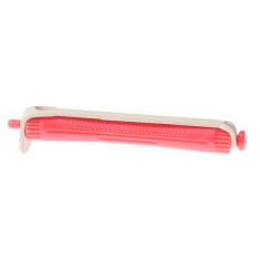 Set 12 bucati bigudiuri din plastic cu elastic pentru permanent ROSU 80 mm x grosime 12 mm