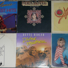 vinil Melanie 35 si 45 lei,Bette Midler 35 lei,vezi descrierea