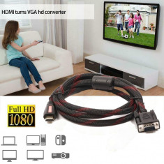 Cablu conectare HDMI - VGA 1,8 metri foto