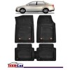 Covorașe Auto TeamCar&reg; Tip Tăviță Compatibile Volkswagen Jetta V (2005&ndash;2010) - Sedan, Cauciuc, Oem