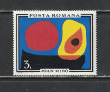 Romania 1970 - Inundatii II Juan Miro 1v MNH, Nestampilat