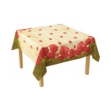 Rola fata de masa decorativa PVC 1.37x20m, grosime 0.18mm, textil 45 g/mp, model floral maci Breckner Germany