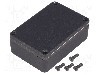 Carcasa aluminiu, 55mmx80mmx25mm, IP66, HAMMOND - 1550WPBK