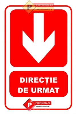 Indicatoare pentru directie de urmat in jos foto