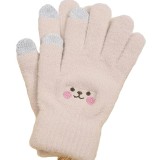 Manusi Dama, Model Fata Zambitoare, Functie Touchscreen (ecran tactil), Material Lana Brodata, Manseta Elastica, Interior Pufos, Marime Universala, Be