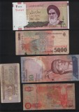 Set 5 bancnote de prin lume adunate (cele din imagini) #128