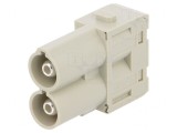 Conector HDC Han-Modular 2 PIN 70A 1000V 6-16mm2