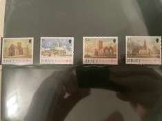 jersey - serie timbre pictura religie craciun nestampilata MNH foto