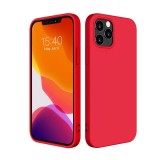 Husa htpmag islim compatibila cu apple iphone 12 , tpu , red, Htphone