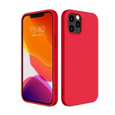 Husa htpmag islim compatibila cu apple iphone 12 , tpu , red