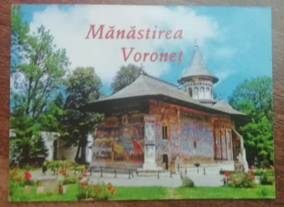 D1 - Magnet frigider - tematica turism - Manastirea Voronet - Romania 41 foto